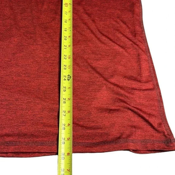 MTL LAB,Project Raw, men XXL t shirt . Red , short sleeve, detail  trim, EC - Picture 11 of 15